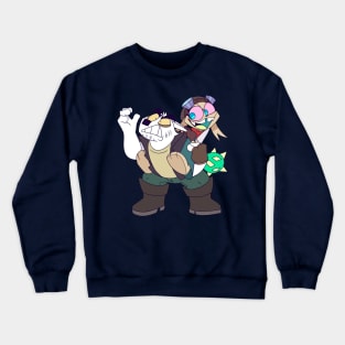 Cliff and Fishes! Crewneck Sweatshirt